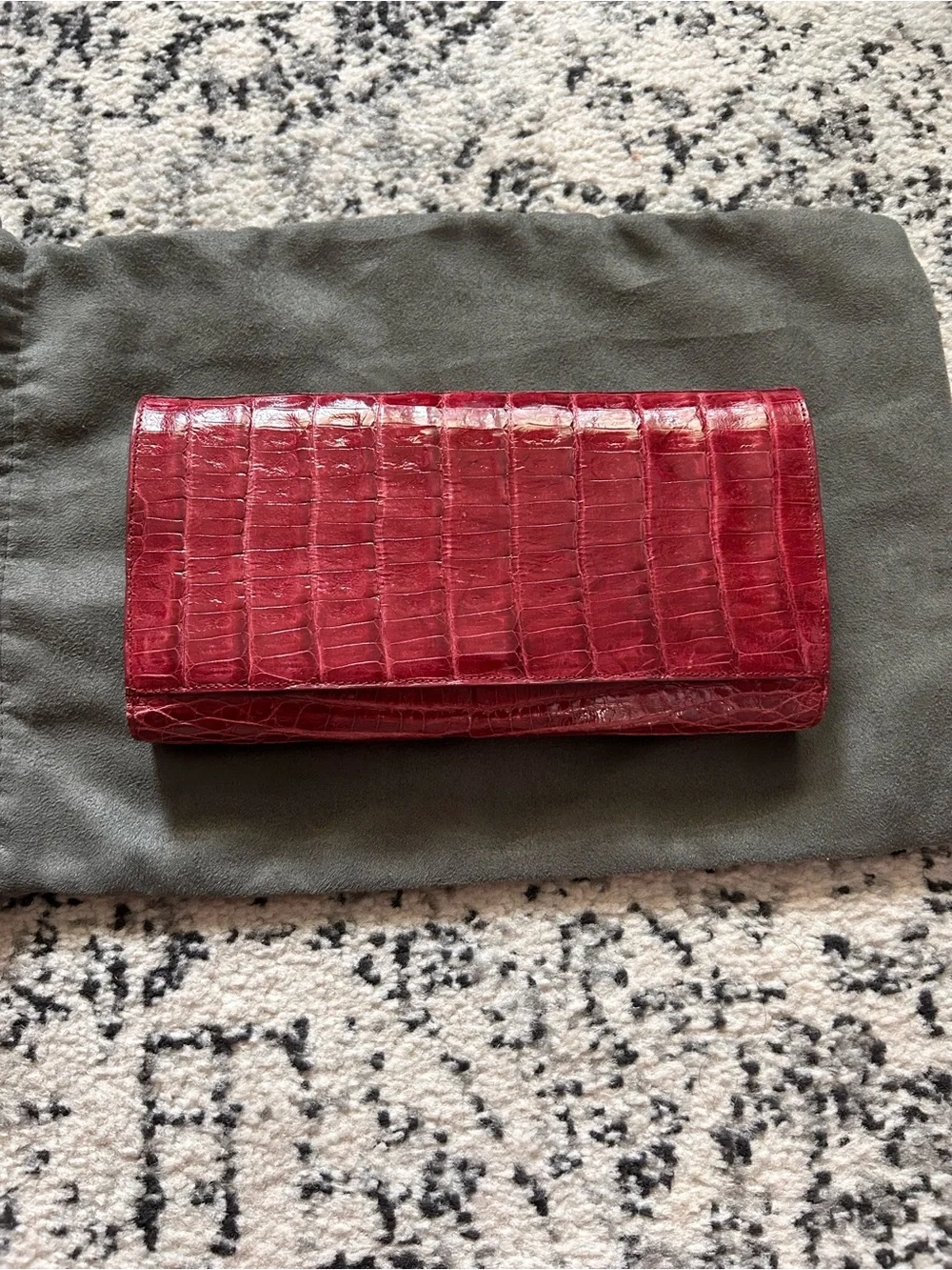 Nancy Gonzalez Crocodile Clutch